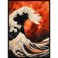 (Great Fire Wave) - 100ct Matte TCG/MTG Card Art Sleeves by Ai protective covering