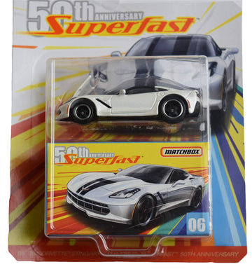 Matchbox Superfast 50th Anniversary [White] '16 Corvette Stingray #06