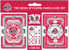 Masterpieces Officially Licensed NCAA Ohio State Buckeyes 2-Pack Playing Cards & Dice Set for mature-themeds