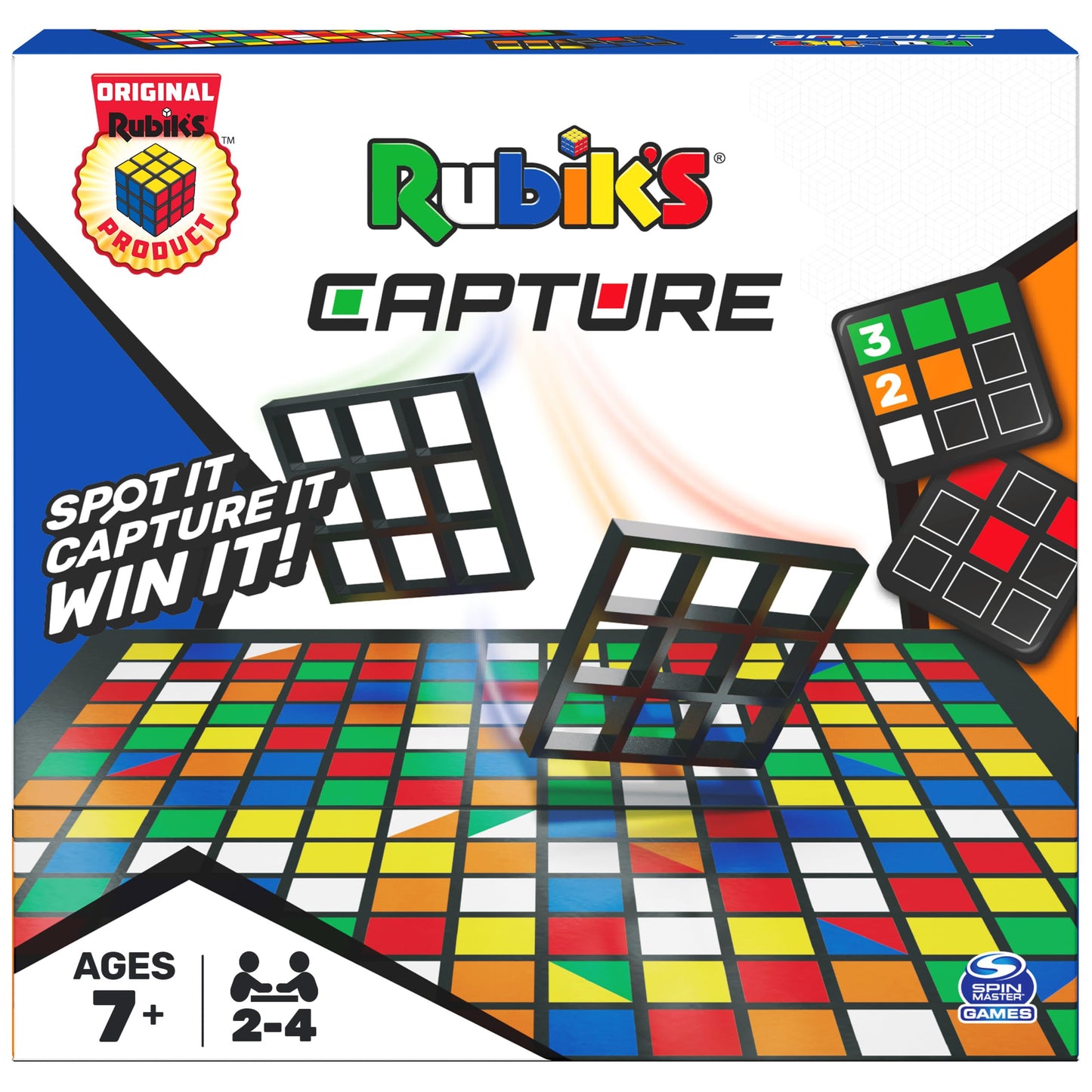 Rubik's Capture Classic Puzzle Strategy Game for Ages 8+, Plastic, Model 6063263