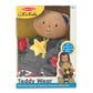 Melissa & Doug K'S Kids - Teddy Wear Stuffed Bear Educational Toy - Plush Bear Zipper And Button Learning Toy For Toddlers