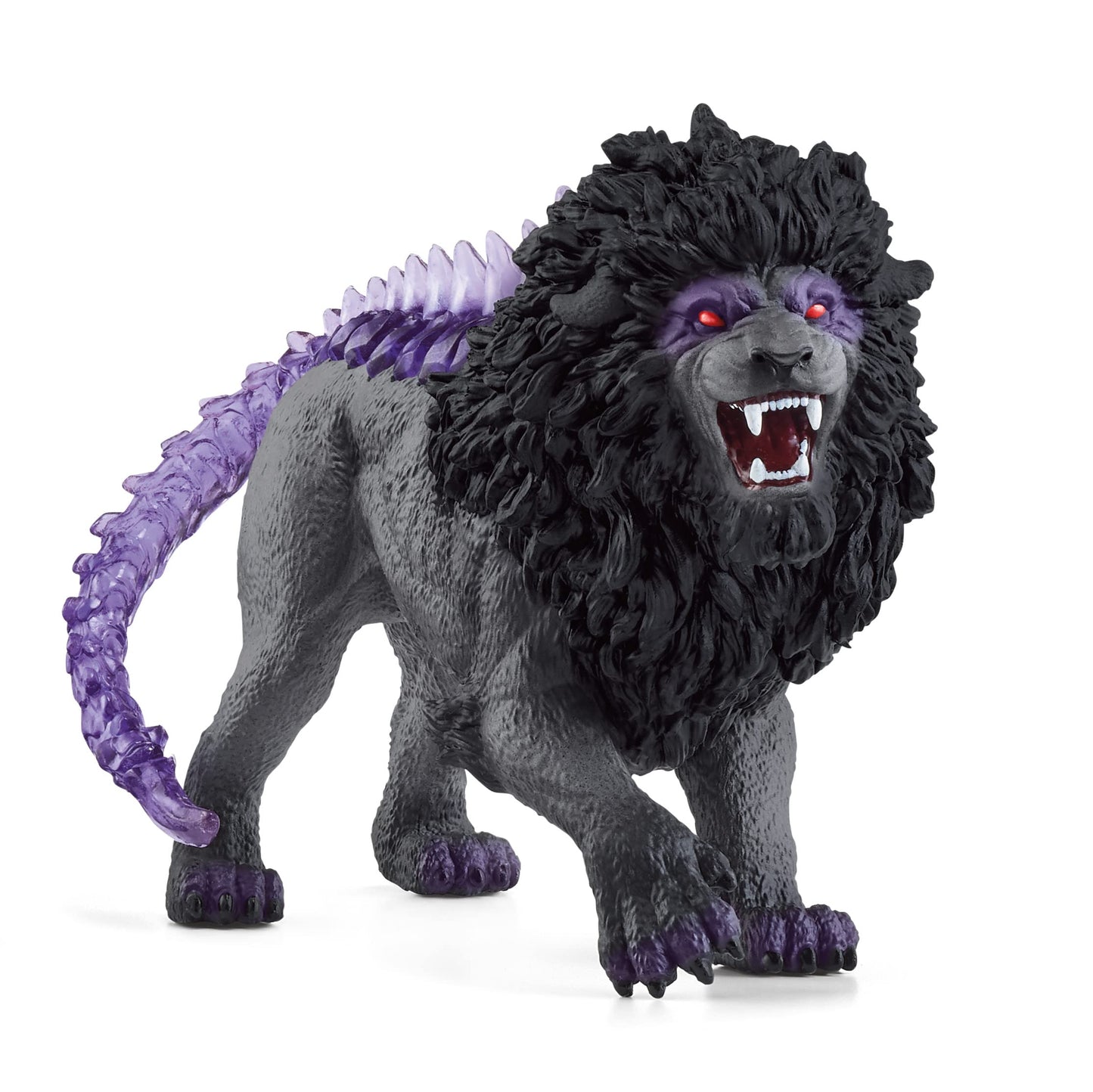 Schleich 42555 Eldrador Creatures Mythical Shadow Lion Action Figure - Highly Detailed And Realistic Figurine Toy With Transpare