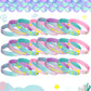 24 Pack Mermaid Silicone Wristband Mermaid Scale Bracelets I'm a Mermaid Wristband Mermaid Party Goody Bag Favors for Boys Girls