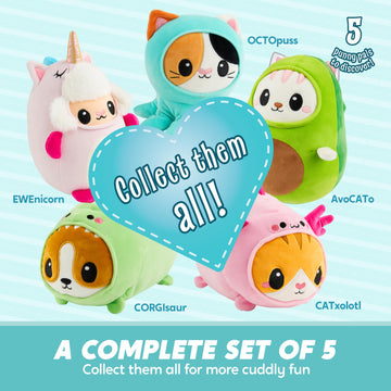 Joyin Stuffed Animal, Kawaii Octopus Cat Plush Toy, Soft Octopus Plushie With Cat Face, Cute Toy For Kids And Adults, Christmas Surprise Gift For Boys And Girls (Octopuss)