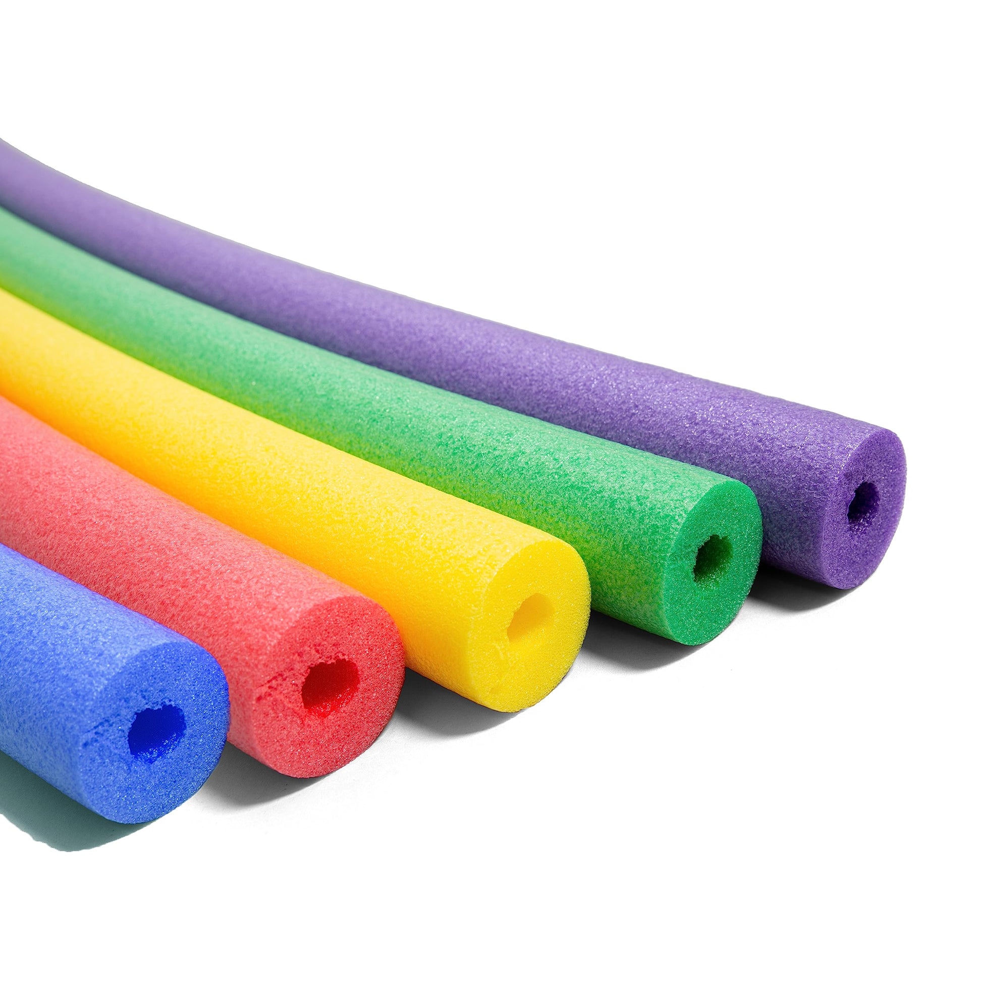 Big Joe Swim Noodle 18 Pack Pool Noodles, Red, Blue, Green, Purple, Yellow Foam, 4.5 feet, 55L x 3.25W x 3.25H each