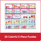 hand2mind Numberblocks Puzzle Set - 20 Pieces, Addition & Subtraction Games, Multi-Color, Cardboard, Model 95402