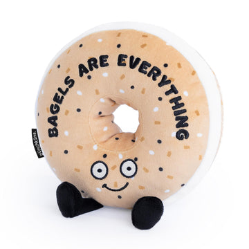 Punchkins Cake Slice Foodie Plushie, Funny Meme Gift, Comical Plush Collectible, Weighted Base For Display