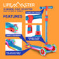 Lifemaster 3-Wheel Kids Scooter With Multi-Color Lights On Deck & Wheels - 5-Height Handlebar, Wide Anti-Slip Deck, Child Safety