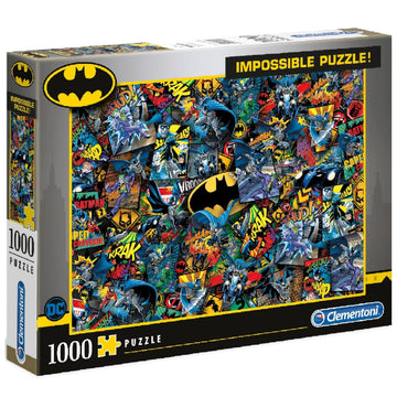 Clementoni Batman Impossible Jigsaw Puzzle, 1000 Pieces, Made In Italy, Adults’ Puzzles, 39575
