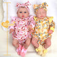 BABAESIDE Reborn Baby Dolls Twins, 20 Inch Realistic Baby Doll Girls Sleeping and Awake with Soft Body Baby Girl with Feeding To