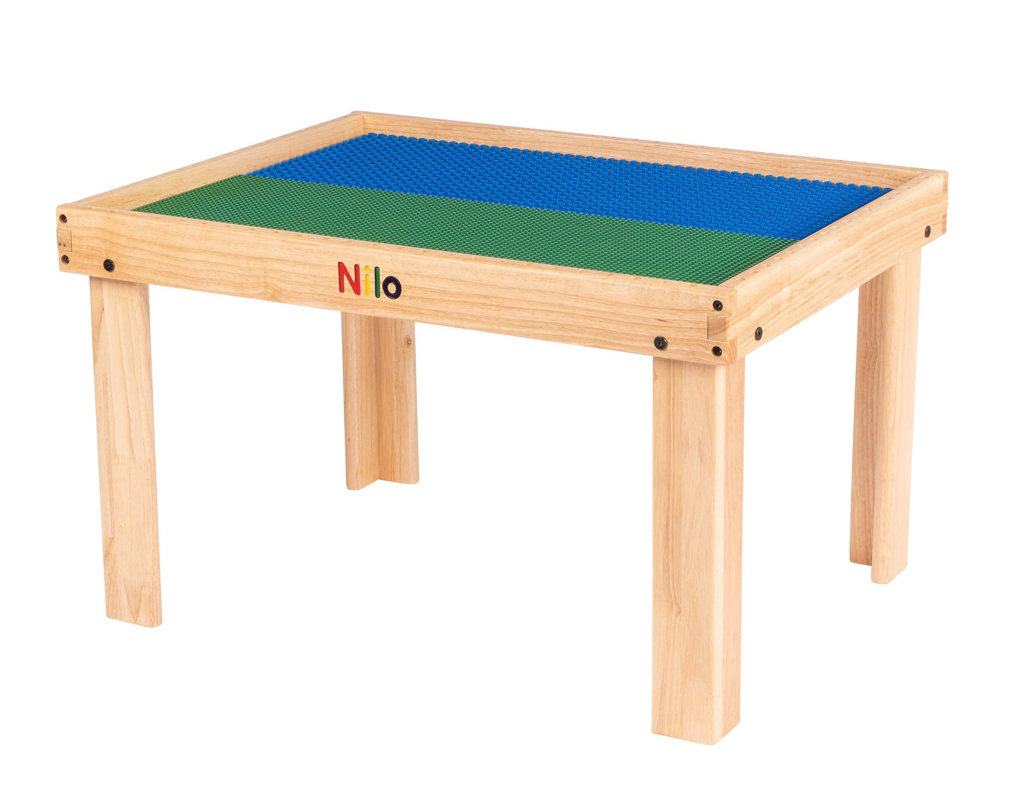Nilo Classic Blue Baseplate, 2-Pack 12'X32' Double-Sided, Large Building Plates For Building Bricks 100% Compatible With All Major Brands