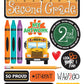 Reminisce BEEN SCHOOLED STCKRS 2ND GRADE, us:one size