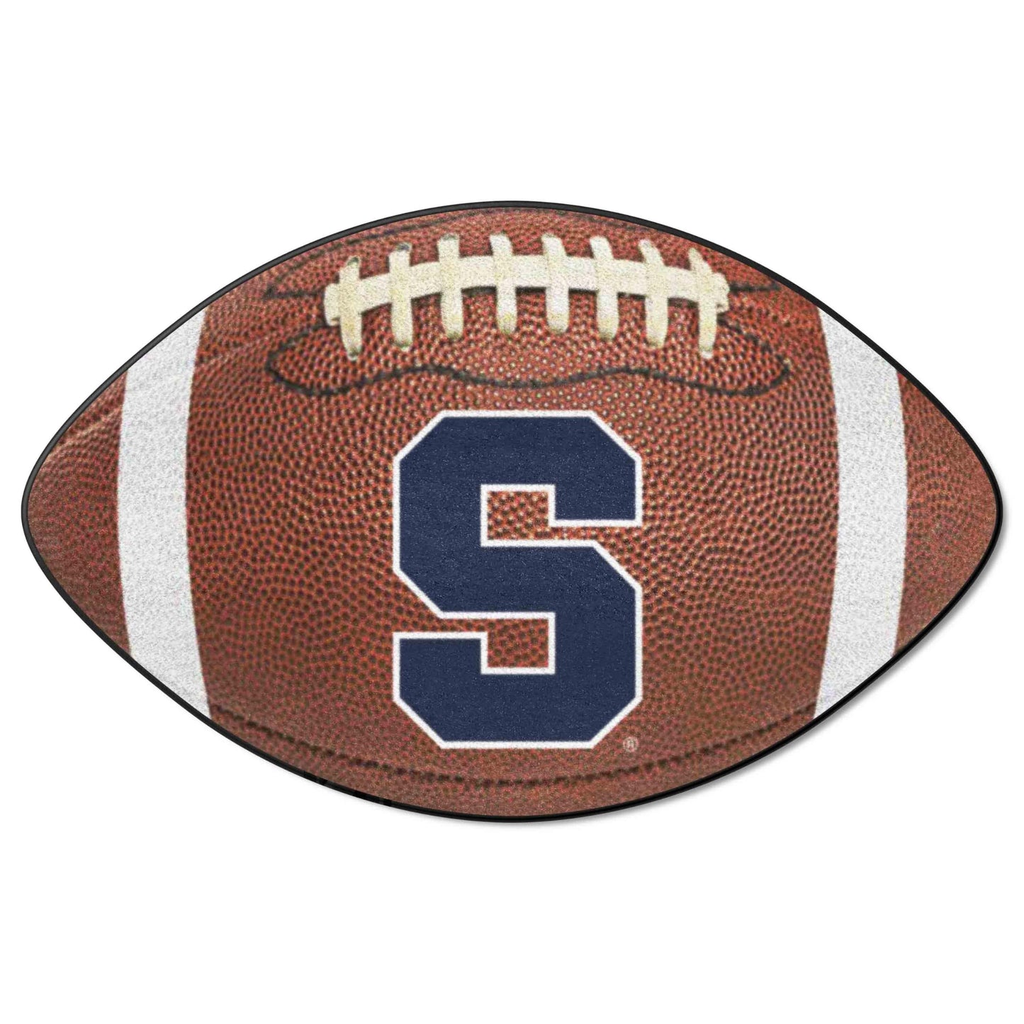 FANMATS 3096 Syracuse Orange Football Rug - 20.5in. x 32.5in. | Sports Fan Home Decor Rug and Tailgating Mat