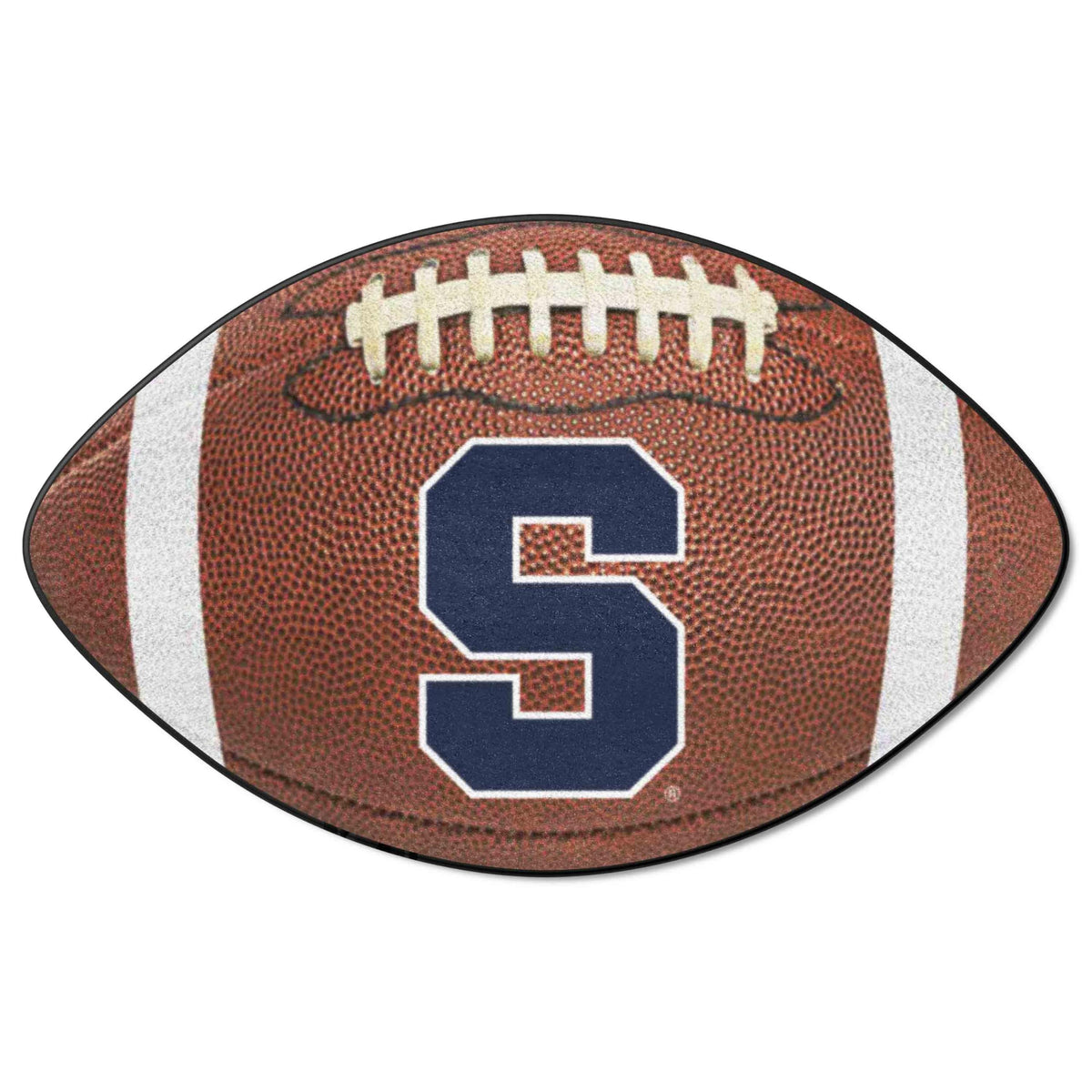 FANMATS 3096 Syracuse Orange Football Rug - 20.5in. x 32.5in. | Sports Fan Home Decor Rug and Tailgating Mat