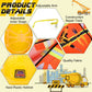 Handepo Construction Worker Costume Kids Hard Hat Construction Vest Goggles Toddler Dress Up Set Birthday Party Girls Boys(Yello
