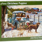 Christmas Puppies Jigsaw Puzzle 550 Piece By Vermont Christmas Company
