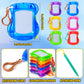 36 Pack Mini Magnetic Drawing Board for Kids, Backpack Keychain Clip Drawing Boards Goodie Bags Stuffers, Erasable Doodle Sketch
