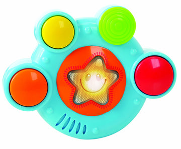 Playgo Baby Rock Star Drum | Musical Instrument Kids Drum | Musical Instruments Drum For Toddlers Baby Boys & Girls - L: 5.25 X W: 1.75 X H: 4 Inches