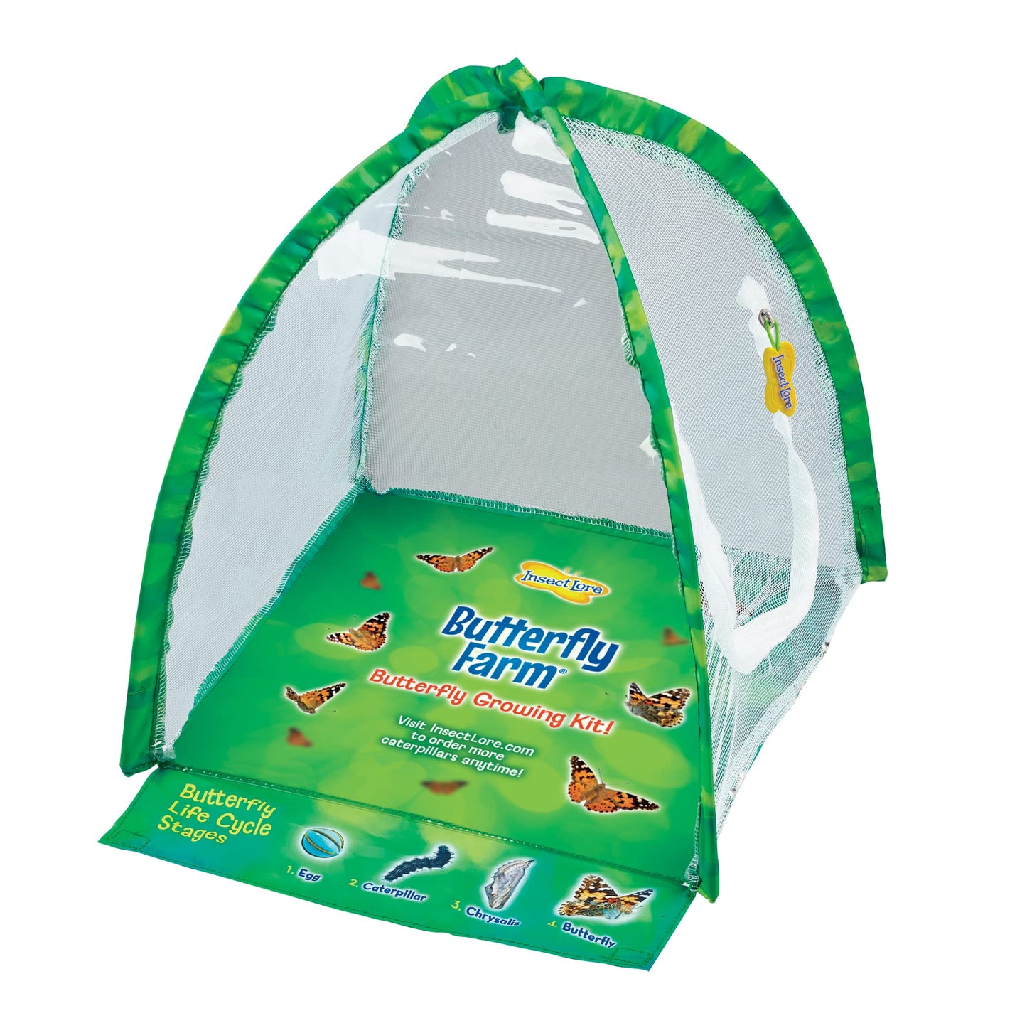 Insect Lore Butterfly Farm™ | Butterfly Kit With Live Cup Of Caterpillars | 5 Caterpillars, Reusable Habitat, Stem Butterfly Journal & More