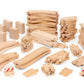 BRIO 36030 World Deluxe Track Pack - 70 Piece Wooden Train Set for Children 3 Years and Up | FSC-Certified Beech Wood | Compatib