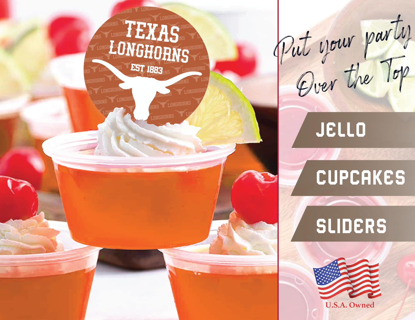 Texas Party Supplies (42 Pieces) For University Of Texas Graduation, Tailgating And Birthday Party Decorations With Texas Longho