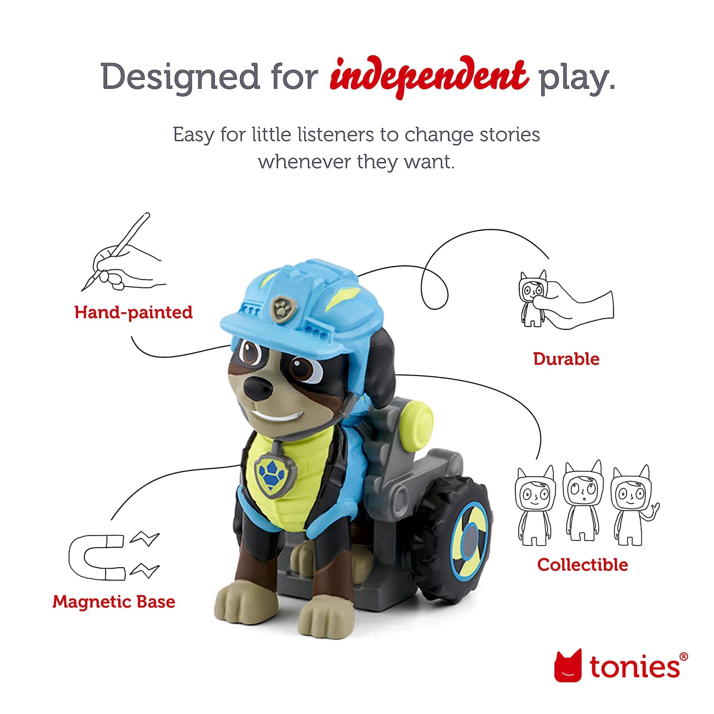 Tonies Rex Audio Toy Figurine - 7.875" Multicolored Plastic - Model 10002048 from PAW Patrol