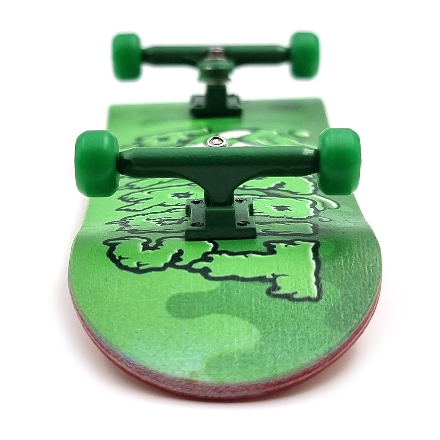SPITBOARDS Fingerboard Bearing Wheels, CNC Polyurethane, Set of 4, Finger Skate (Brown)