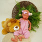 Softmary 18-Inch Full Silicone Newborn, Lifelike Reborn With Realistic Veins, Sleeping Realistic Silicone Newborn