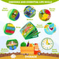 Quanquer Farm Busy Book With Talking Flash Cards For Toddlers 1-3 - Montessori Busy Board For Boy Girl Birthday Gift - Learning Educational Toys With 224 Sight Words - Airplane Car Toddler Travel Toys