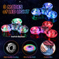 Gigilli Fidget Spinners For Kids 2 Pack, Light Up Sensory Fidget Toys For Adults Kids 4-8-12, Valentines Led Glow In The Dark Fi