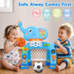 Gmaophy Toddler Basketball Hoop & Soccer Goal, Toys For 1 2 3 Year Old Boys Girls, Kids Sports Toy With Light Sound Music, Monte