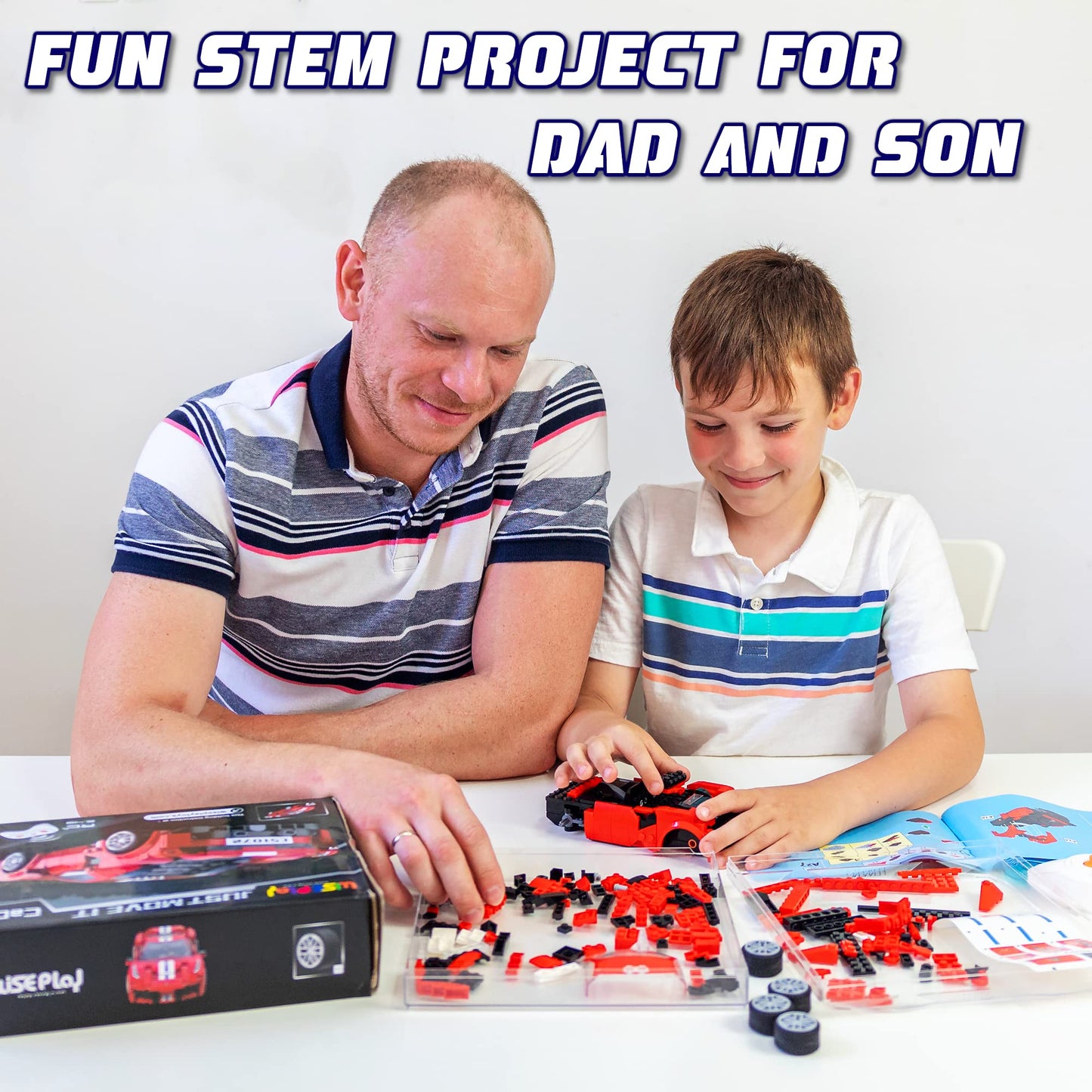 Wiseplay Stem Toys For 7-10 Year Old Boys & Girls - 306Pcs Rc Car Building Block Set - Stem Building Toys For Boys & Girls Ages