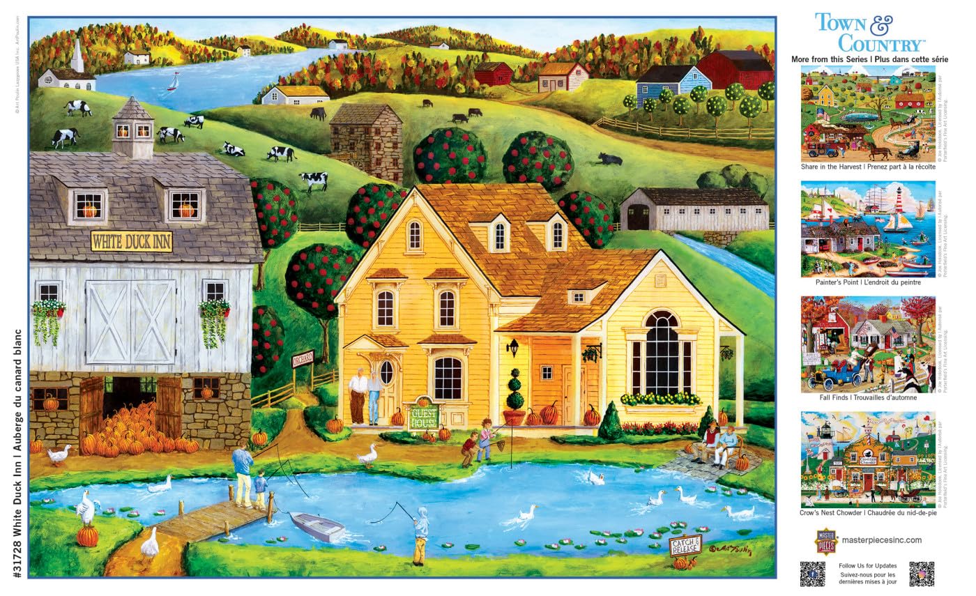 Masterpieces 300 Piece Ez Grip Jigsaw Puzzle - The White Duck Inn - 18''X24''