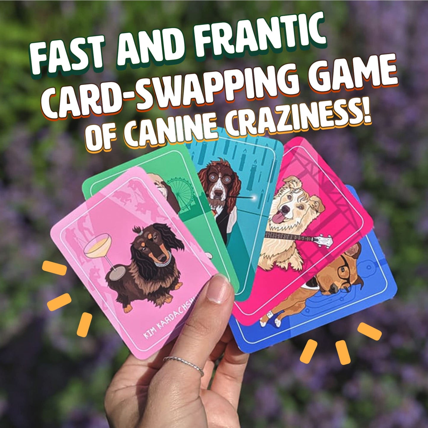 Ginger Fox Canine Chaos Swap Card Game. Kids Games For Ages 8 And Over. Great Addition To Family Games. Fun Games For Family Game Night, Parties And More