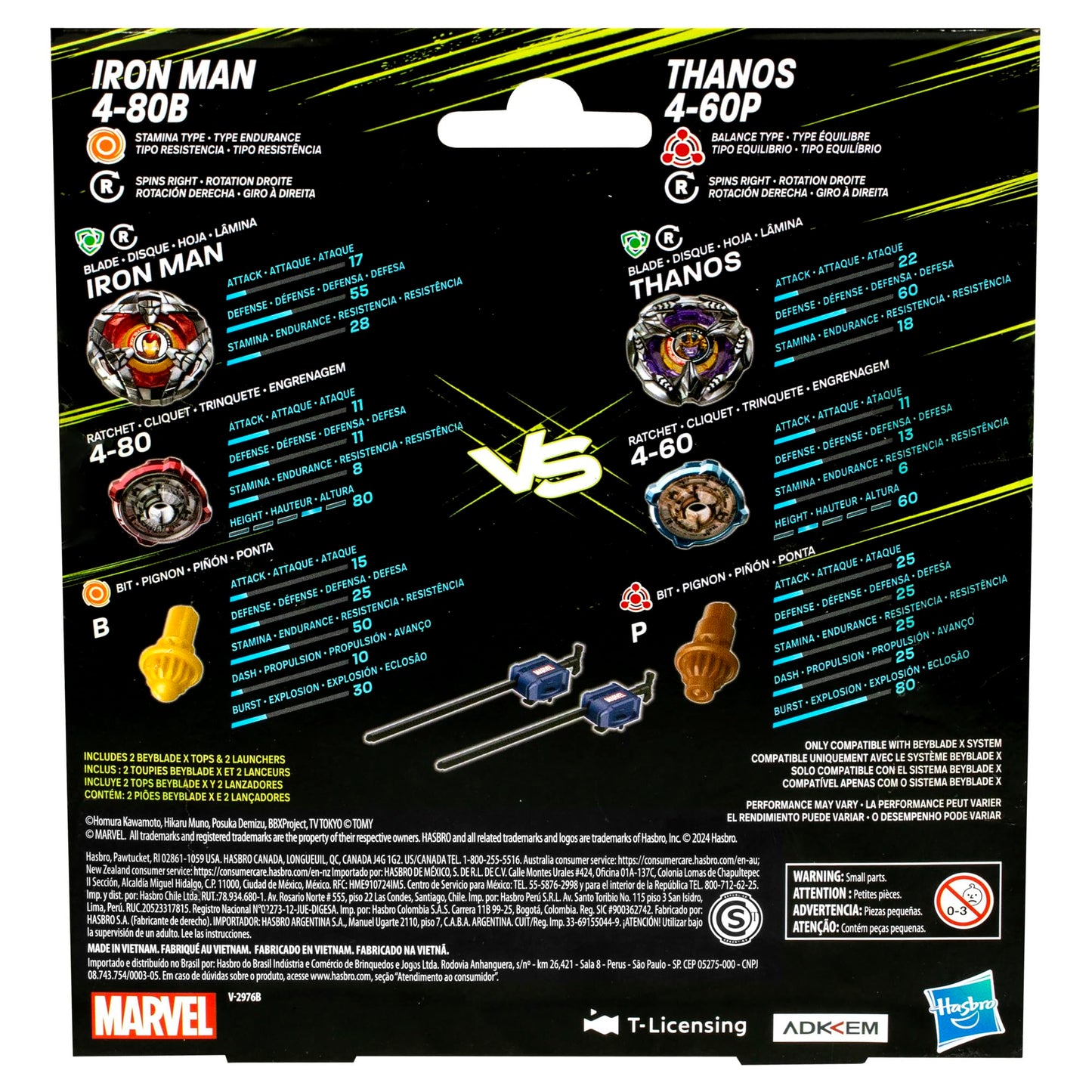 Beyblade Bbx Thanos Iron Man