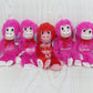 Kenzie'S Boutique Handmade Personalized Valentines Day Hanging Monkey Plush Gift For Kids - Custom Stuffed Animal Name - Hanging