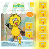 Glo Pals x Sesame Street Water-Activated Bath Toy with 6 Reusable Light-Up Cubes for Sensory Play (Big Bird, Cubes with Characte