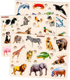 Quokka Wooden Puzzles For Toddlers 1-3 - 3Xset Toddler Puzzles Aes 2-4 - Montessori Animal Toy Puzzles For Toddlers 3-5 Year Old - Wood Toy Learning Realistic Animals For Boy And Girl
