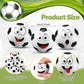 Arrowbash 24 Pcs Mini Face Soccer Stress Balls for Boys Girls Fidget Toys Bulk Foam Balls for Stress and Anxiety Relief Balls fo