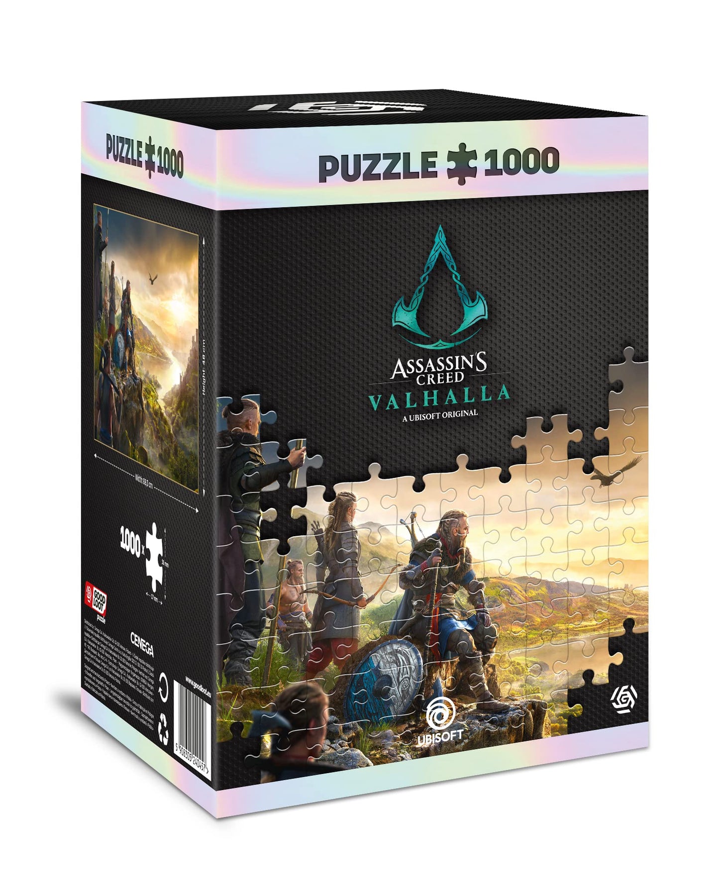 Good Loot Assassins Creed Valhalla Vista Of England Puzzles Premium Box Sack Poster Computer Game Puzzles For Teenagers And Adul