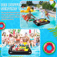 Filltouch Rectangular Inflatable Serving Bar Floating Drink Holder For Pool Inflatable Cup Holders Hot Tub Accessories For Adult
