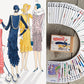 Flonzgift George Barbier Playing Cards (Poker Deck 54 Cards All Different) Vintage Retro Art Deco Ponchoir Illustration Antique
