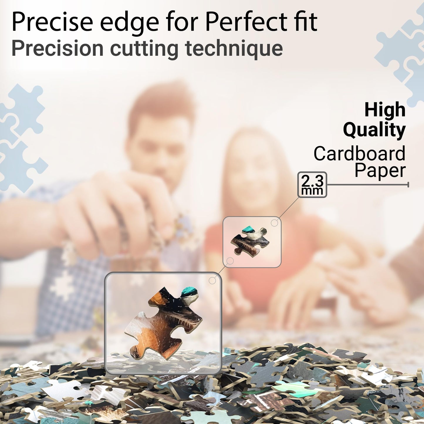1000 Piece Cat Puzzle For Adults, Oliver'S Emerald Stare, 20X28 Inches, Jigsaw Puzzles 1000 Pieces, High-Resolution 300 Dpi, Inc