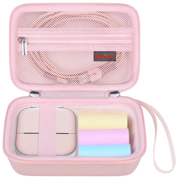 Elonbo Carrying Case For T02 Mini Sticker Printer, Ponek/Omezizy/Zoolion/Memoking T02 Portable Bluetooth Thermal Label Maker Tra