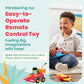 OMBU 2pk Remote Control Car for Kids - Toddler Toys 3-4, Remote Control Car for Toddlers 1-3 with Music and LED Lights, Toddler