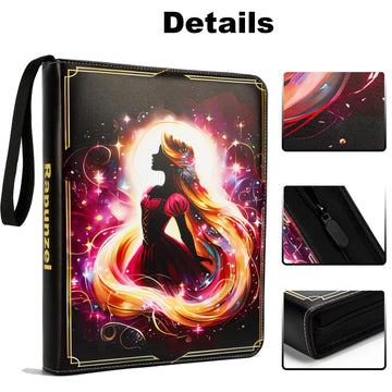 KarlyPro enhanced Binder Compatible with Lorcana Tarding Cards 990 Pockets Collectible Card Holder for Sports Cards and other TCG Trading Cards with 55 Sleeves.