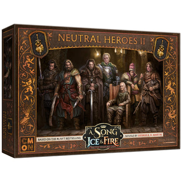Cmon A Song Of Ice And Fire Tabletop Miniatures Neutral Heroes Ii Box Set - Unleash The Power Of Unaligned Allies, Strategy Game
