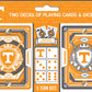 Masterpieces Game Day - NCAA Tennessee Volunteers 2-Pack Playing Cards & Dice Pack - Officially Licensed Set for mature-themeds and Family