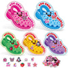 Zesua Valentines Day Cards for Kids School - Valentines Day Gifts for Kids - 30 Pcs Valentine Cards with 60 Shoe Charms - Cute V
