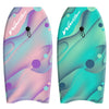 Wavestorm 36in Bodyboard 2Pack | Graphic top Deck with high Density Slick Bottom | for Kids and Adults | Foam Construction with